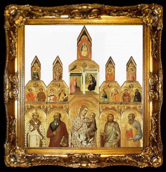 framed  Pietro Lorenzetti Polyptych, ta009-2